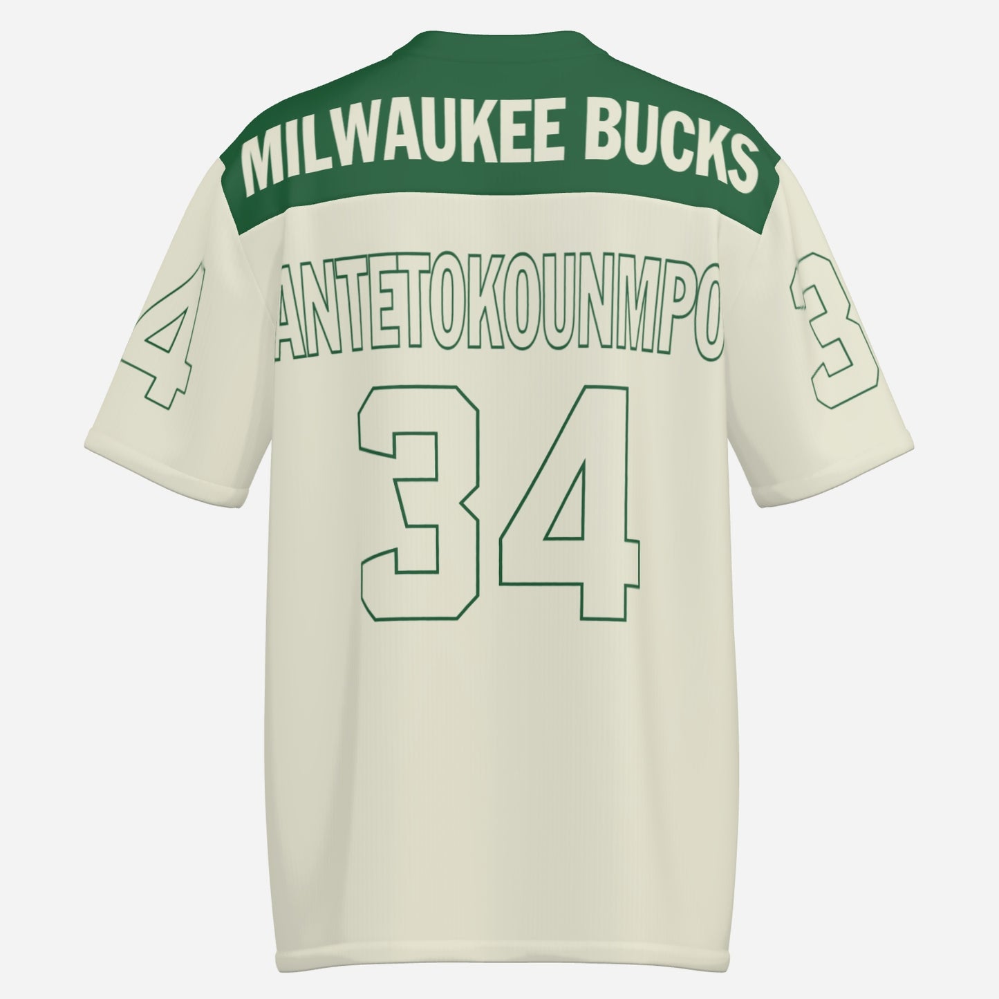 Milwaukee Bucks Giannis Antetokounmpo Men's Athletic T-Shirt Jersey