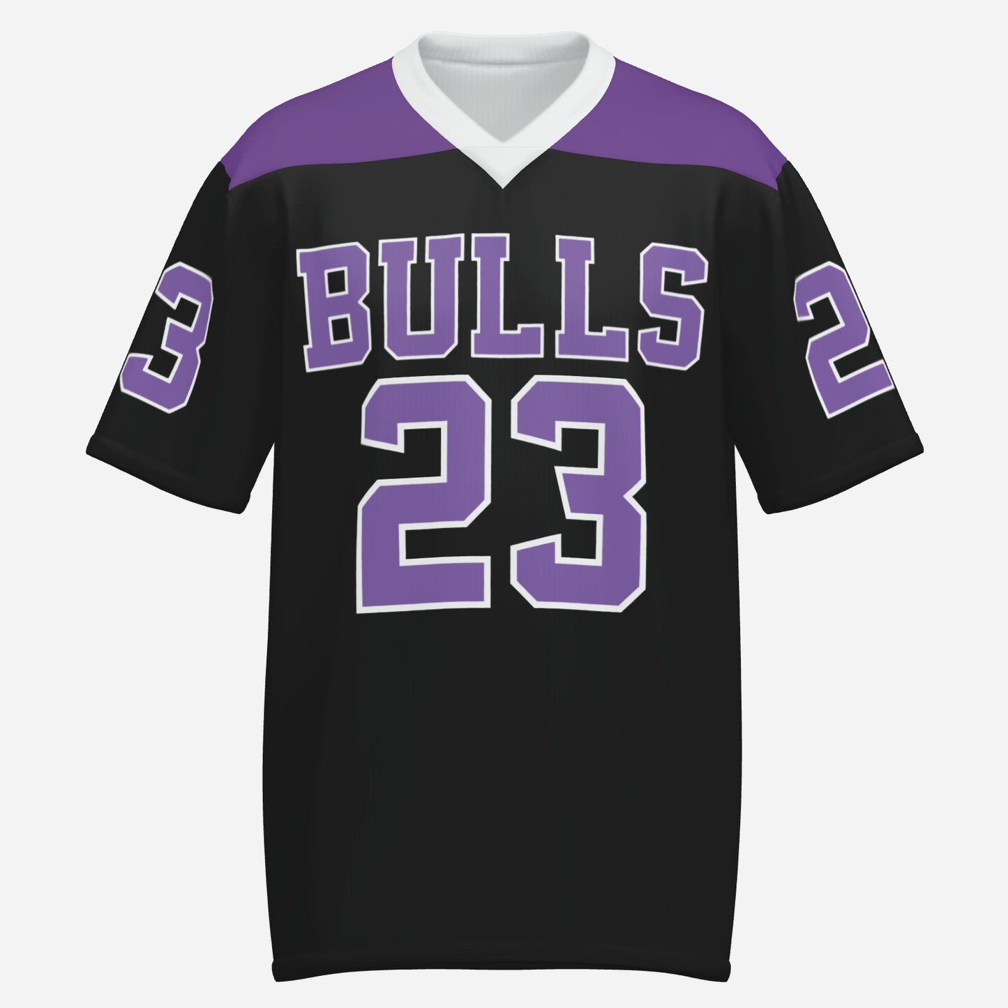 Custom Chicago Bulls Men's Athletic T-Shirt Jersey