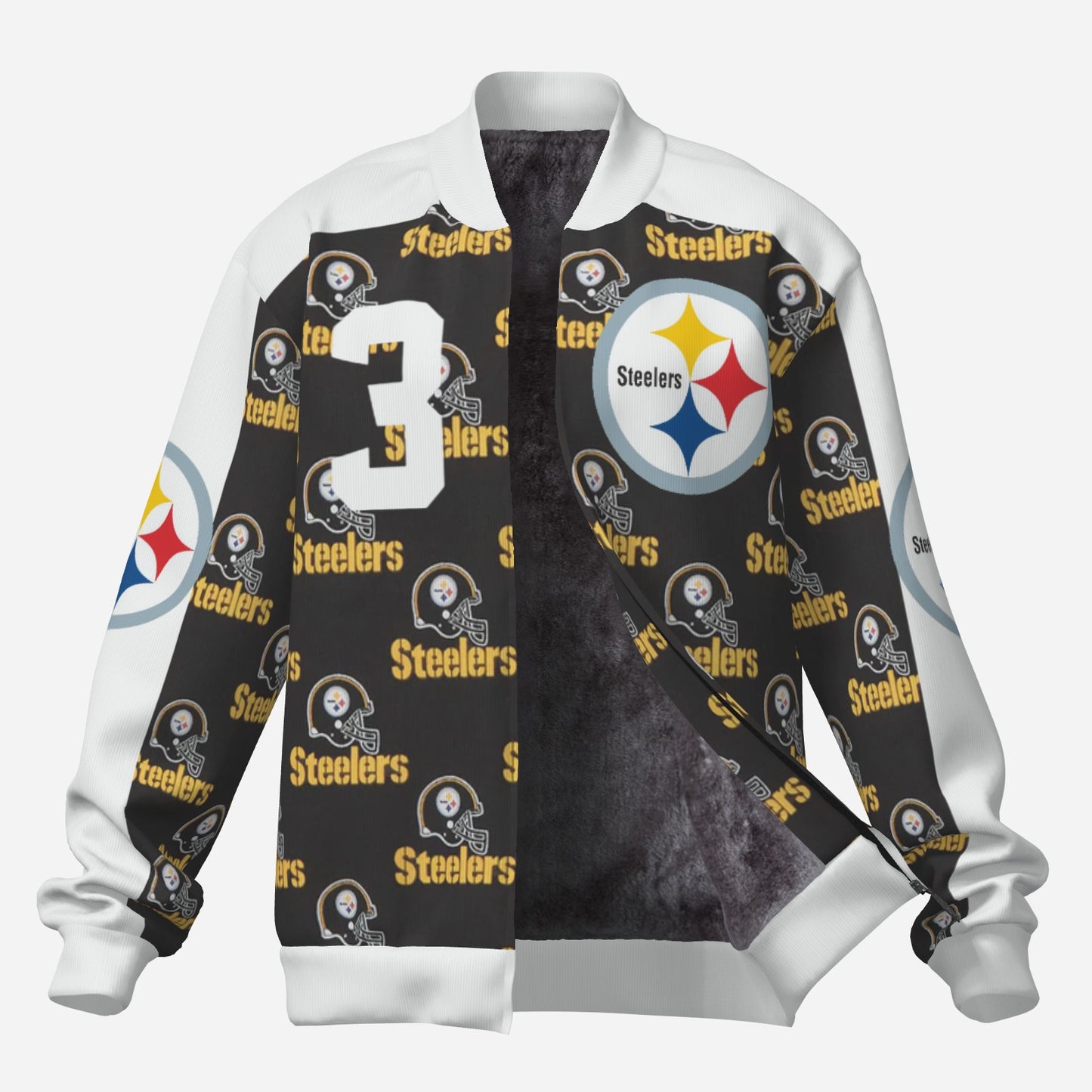 Custom Pittsburgh Steelers Jacket with Fleece