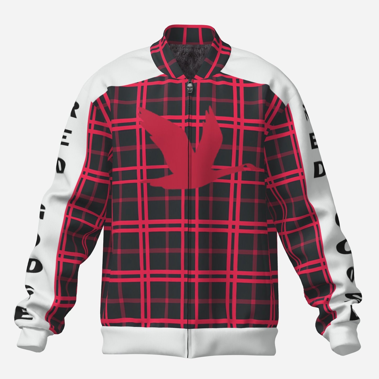 Red Goose Men's Jacket with Fleece (Red Plaid)