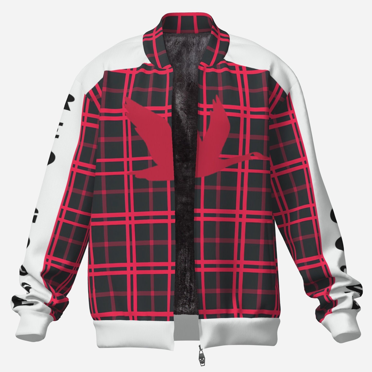 Red Goose Men's Jacket with Fleece (Red Plaid)