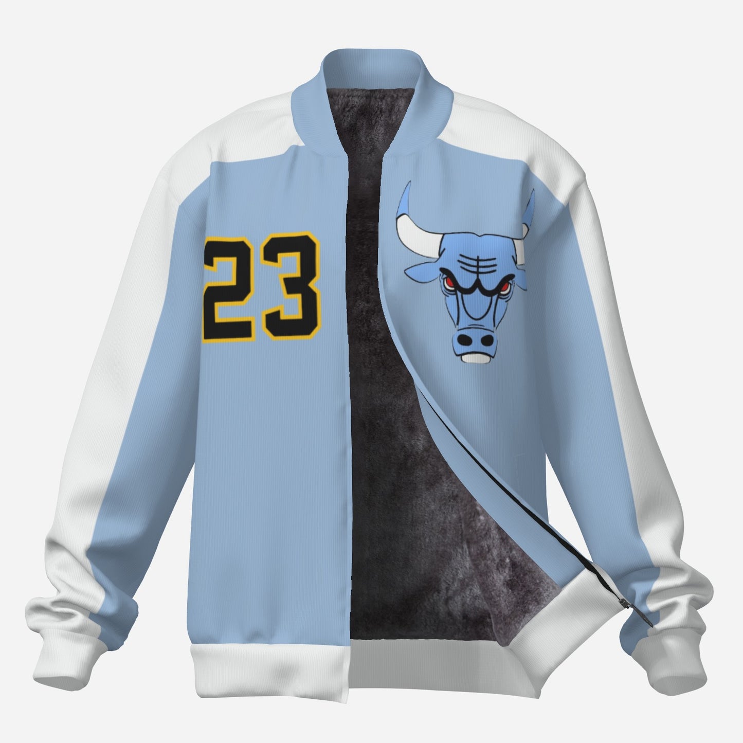 Custom Air Jordan XIII Carolina Blue Jacket with Fleece