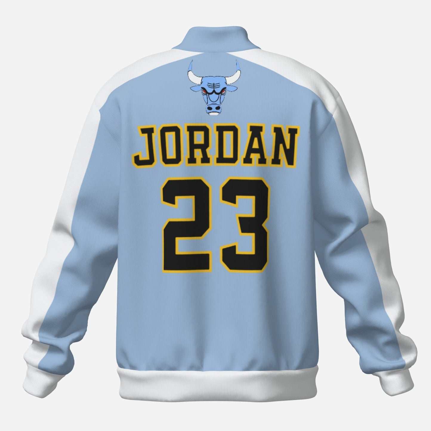Custom Air Jordan XIII Carolina Blue Jacket with Fleece