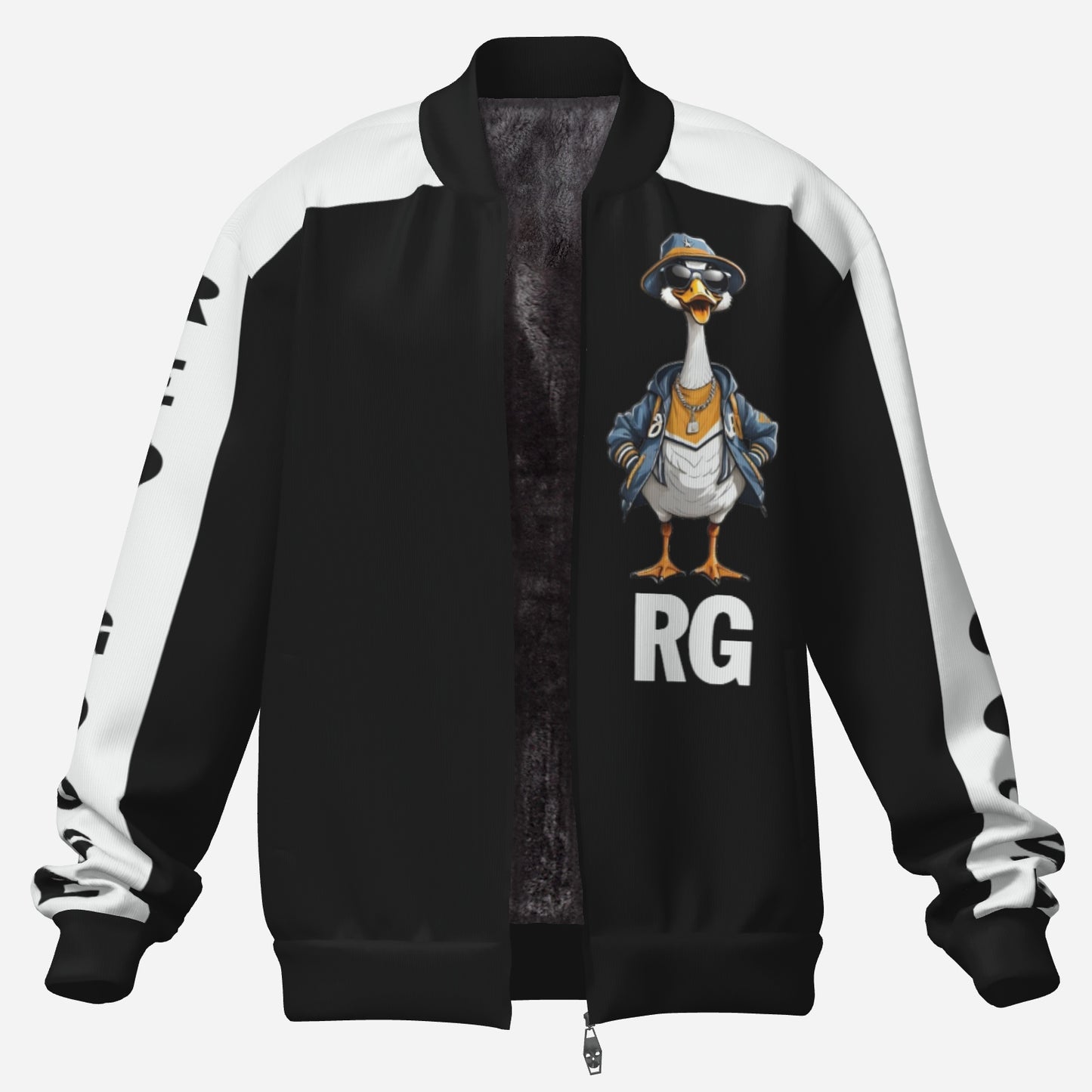 Red Goose Big Fella Men's Fleece Jacket (Black)