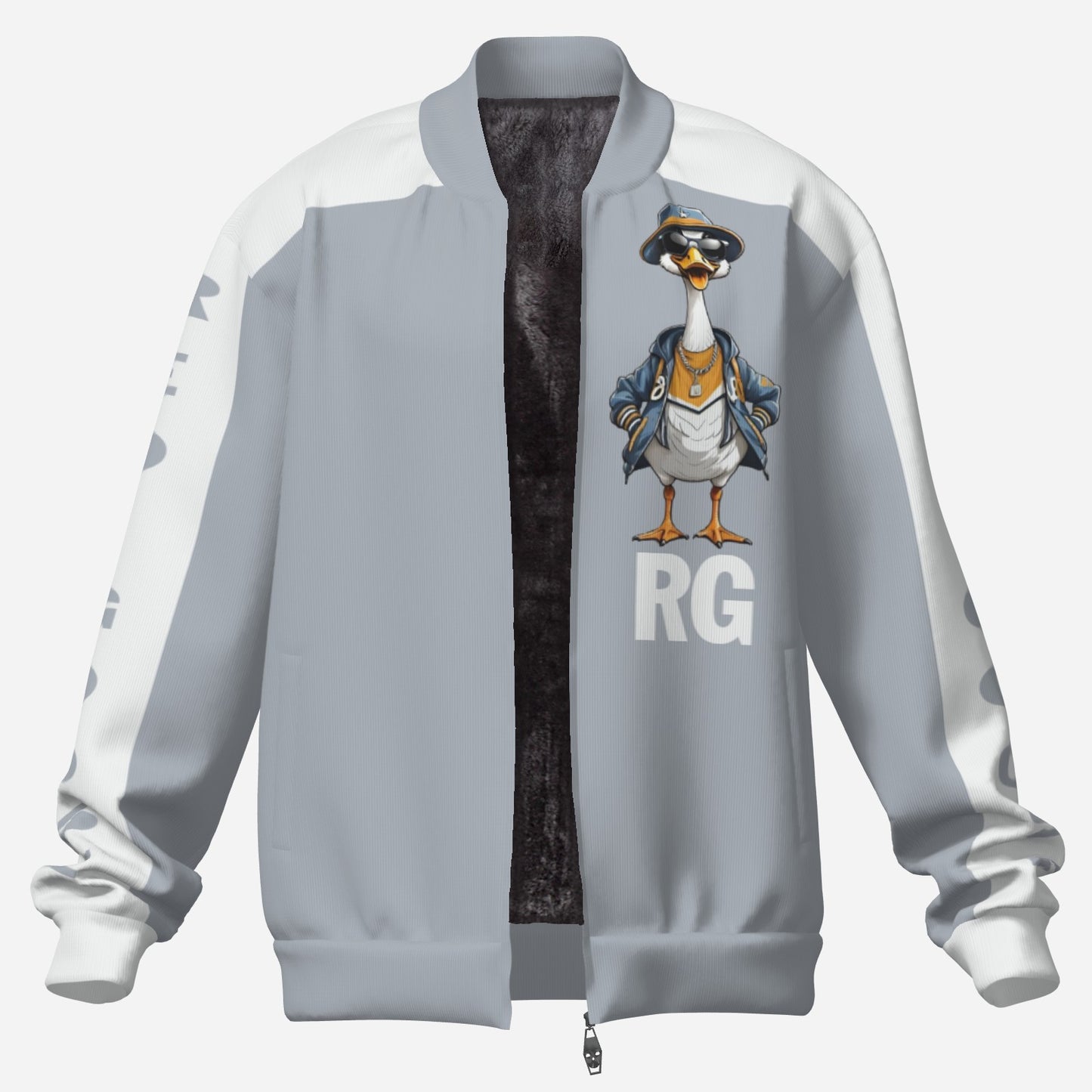 Red Goose Big Fella Men's Fleece Jacket (Gray)