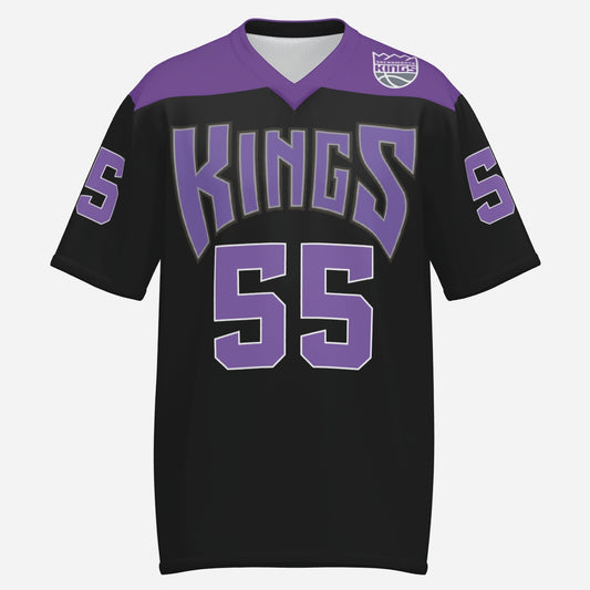 Jason Williams 55 Sacramento Kings Throwback Custom Men's Athletic T-Shirt Jersey