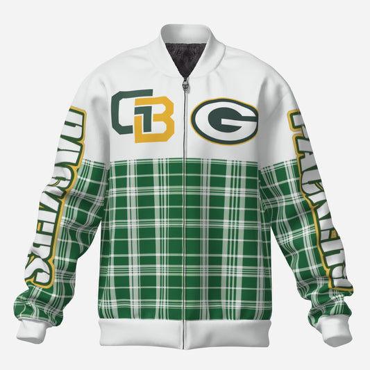 Custom Green Bay Packers Men's Fleece Jacket