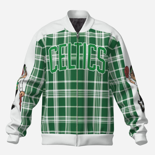 Custom Boston Celtics Men's Fleece Jacket