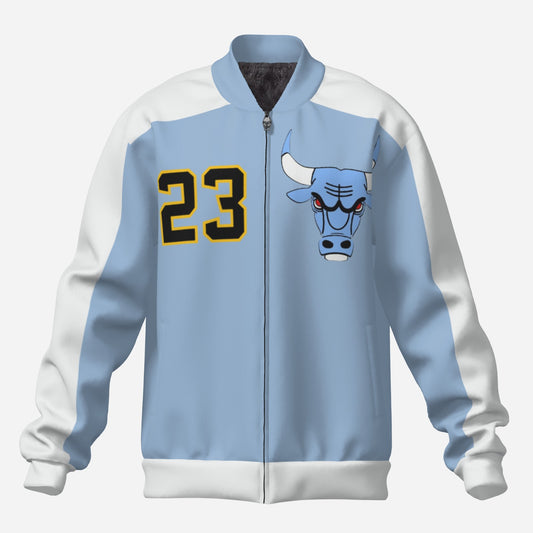 Custom Air Jordan XIII Carolina Blue Jacket with Fleece