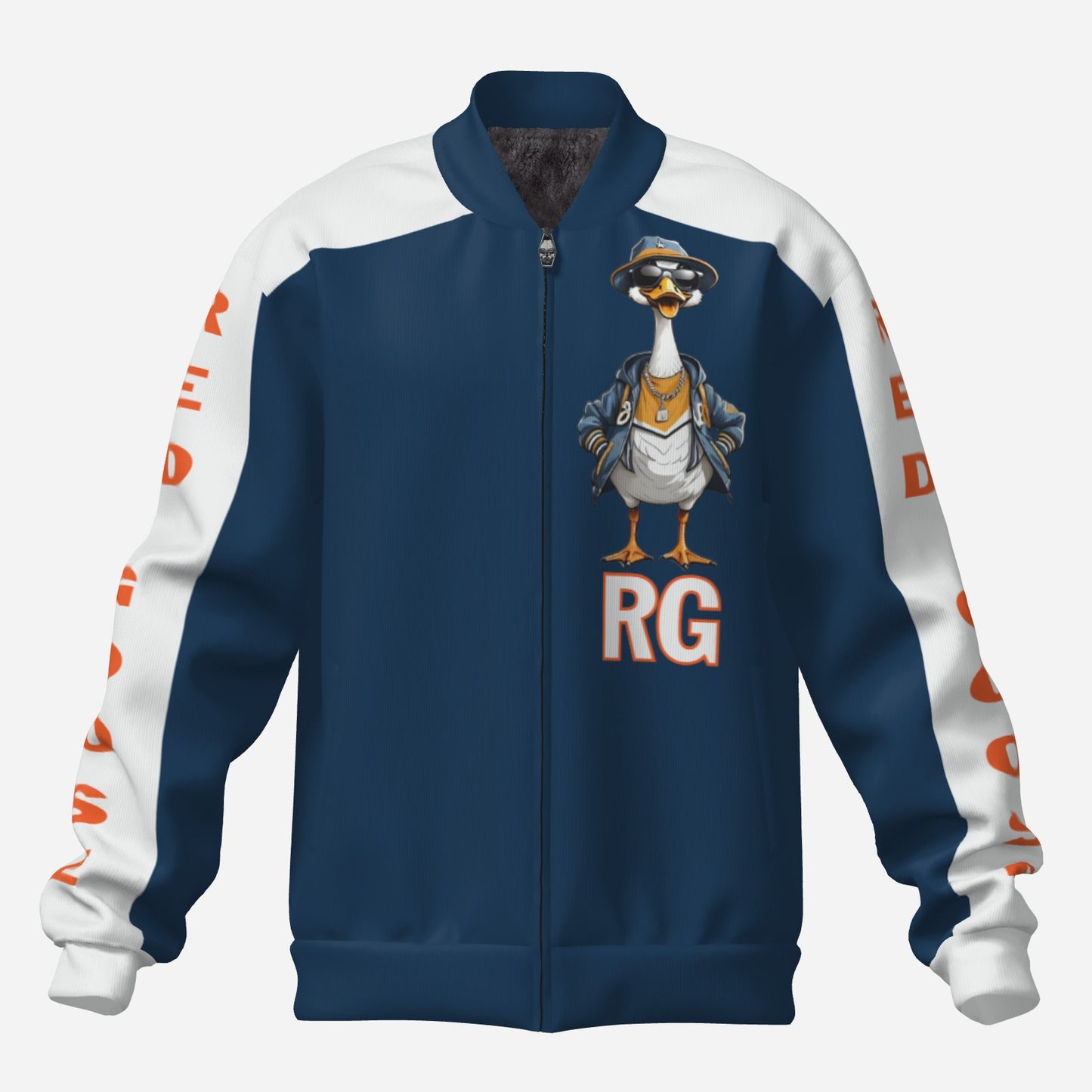 Red Goose Big Fella Men's Fleece Jacket (Navy)