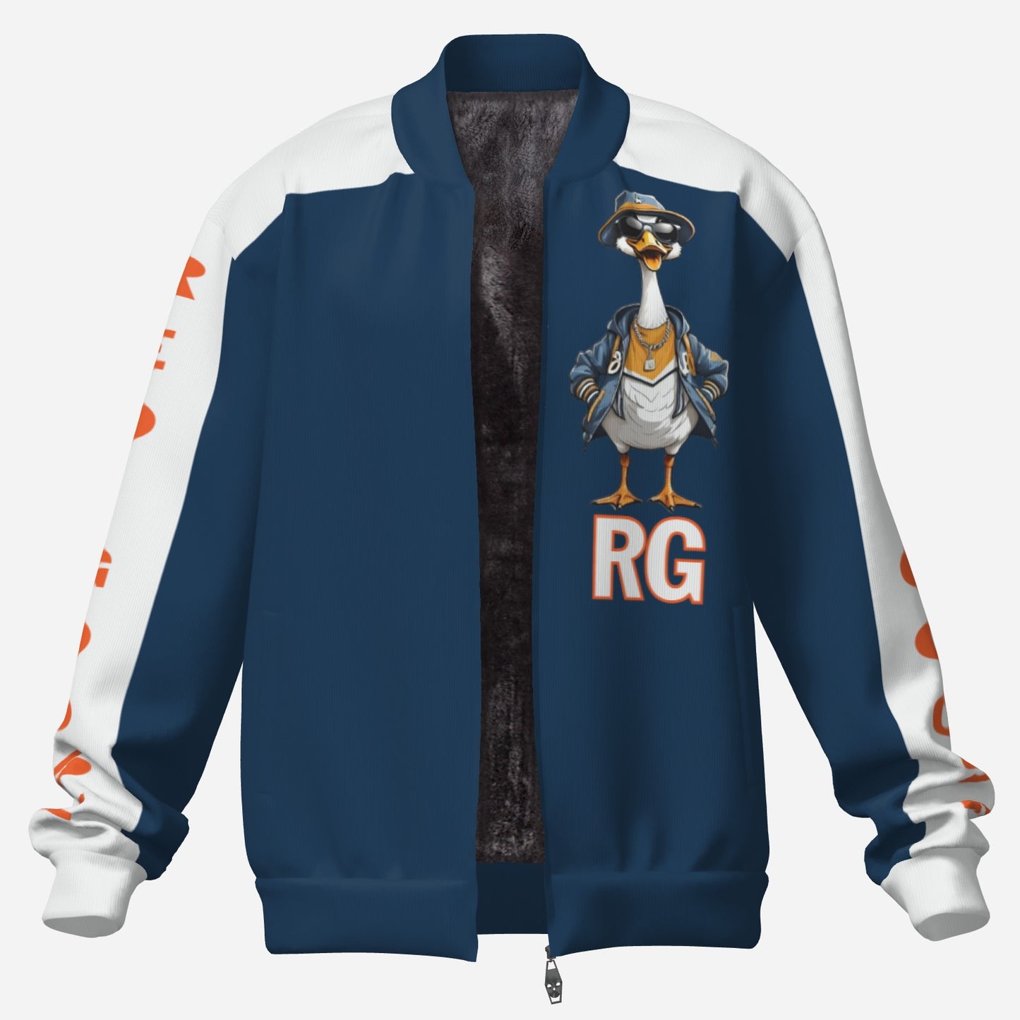 Red Goose Big Fella Men's Fleece Jacket (Navy)