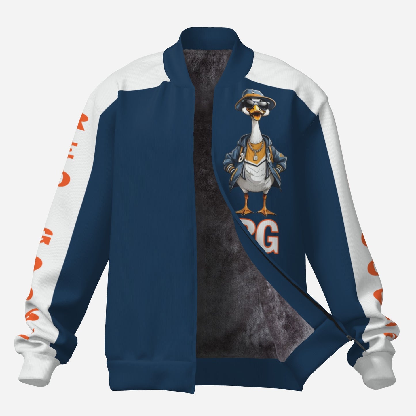 Red Goose Big Fella Men's Fleece Jacket (Navy)
